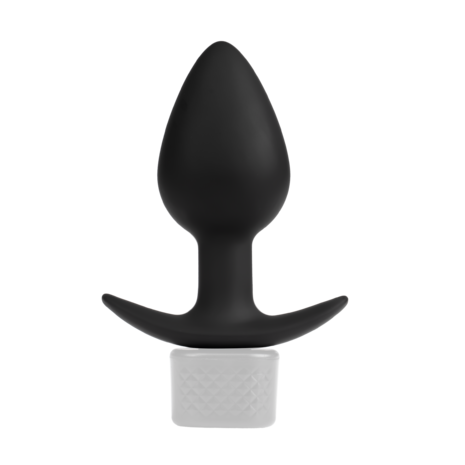 Rimba Electro Play - E-Stim Buttplug - Bi-Polair - Zwart