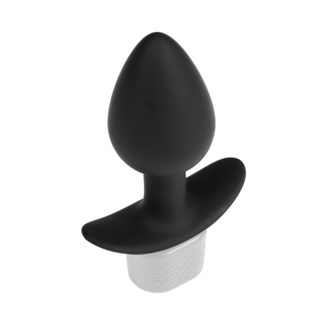Rimba Electro Play - E-Stim Buttplug - Bi-Polair - Zwart
