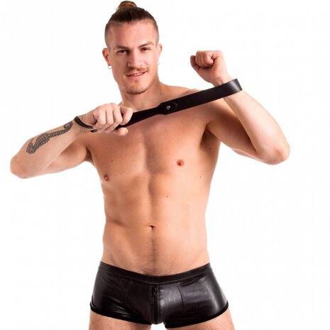 665 Vegan - BDSM Discipline Paddle - Zwart