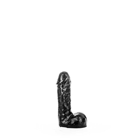 All Black - Realistische Dildo - 19 x 4,5 cm - Zwart