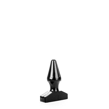 All Black - Extreme Anaal Plug - 16 x 5.5 cm - Zwart