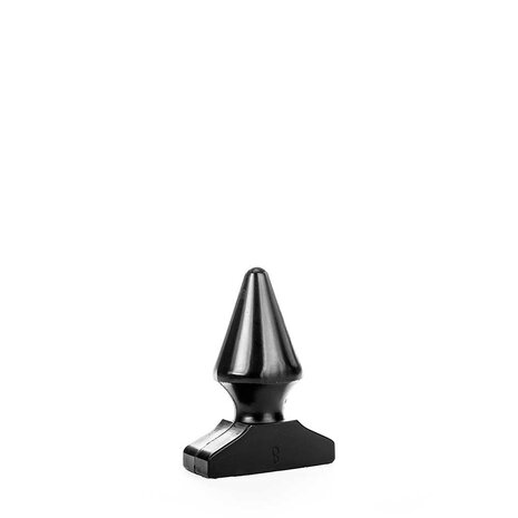 All Black - Extreme Anaal Plug - 18,5 x 7 cm - Zwart