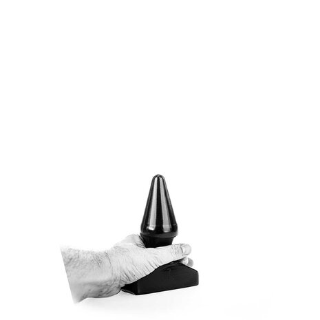 All Black - Extreme Anaal Plug - 16 cm x 6 cm - Zwart