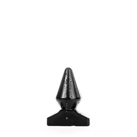 All Black - Extreme Anaal Plug -  18.5 x 9 cm - Zwart
