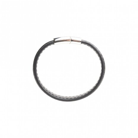665 - Lederen Armband en Cockring - 2 in 1 - Magnetische Sluiting