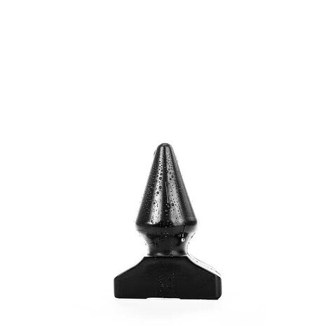 All Black - Extreme Anaal Plug - 20.5 x 9 cm - Zwart