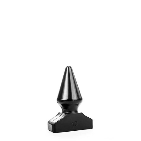 All Black - Extreme Anaal Plug - 20.5 x 9 cm - Zwart