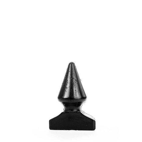 All Black - Extreme Anaal Plug - 21.5 x 10.5 cm - Zwart