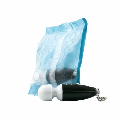 Pixey - Mini Pixey Sleutelhanger Vibrator - Zwart