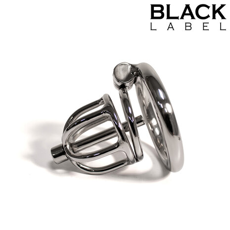 Black Label - The Knob Maker - Kuisheidskooi met Penisplug - RVS