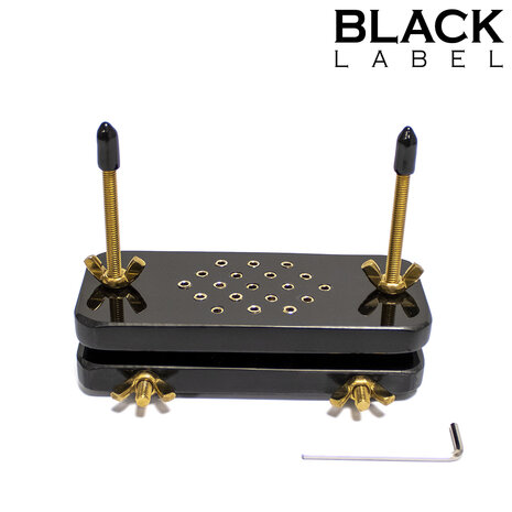 Black Label - Ball Crusher met Spikes - Zwart/Goud