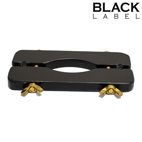 Black Label - Ball Crusher met Spikes - Zwart/Goud