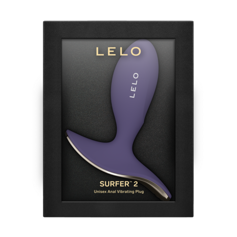 LELO - Surfer 2 - Unisex Vibrerende Anaalplug - Paars