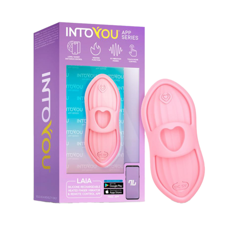 IY - Laia - Verwarmde Vingervibrator - Met App Control - Roze