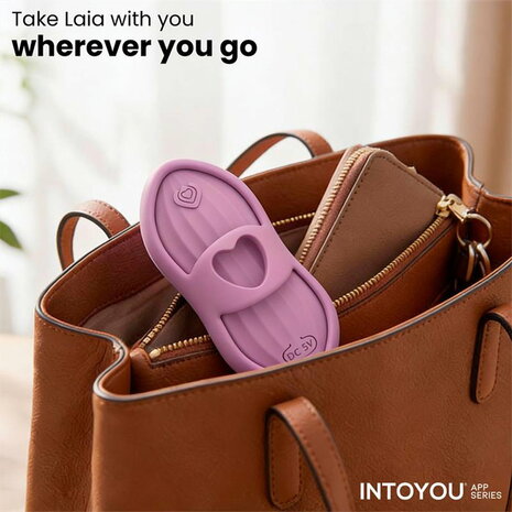 IY - Laia - Verwarmde Vingervibrator - Met App Control - Lila