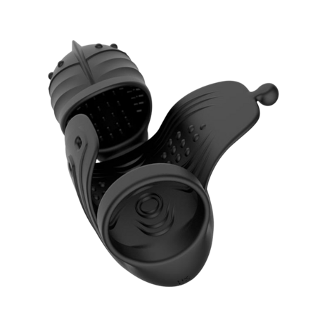 IY - Zonte - Roterende en Vibrerende Cap Masturbator - App Control &ndash; Zwart