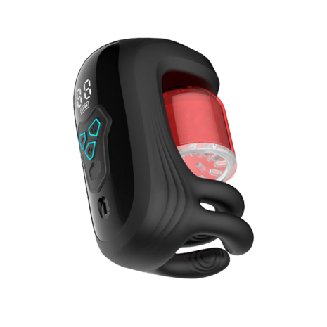 IY - Torky - Compressing Rotating Masturbator with App Control - Zwart