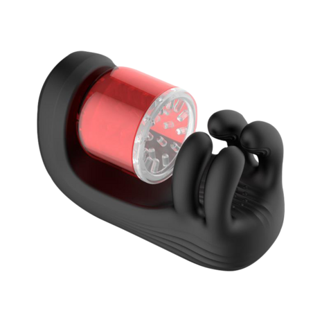 IY - Torky - Compressing Rotating Masturbator with App Control - Zwart