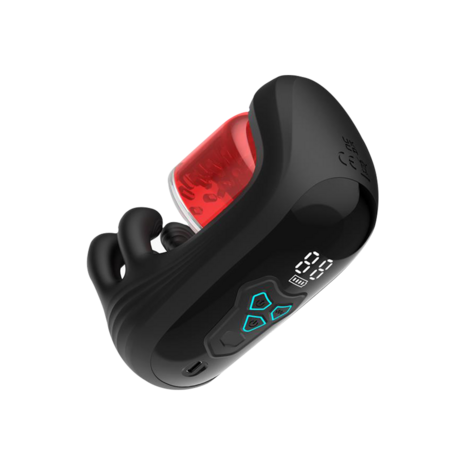 IY - Torky - Compressing Rotating Masturbator with App Control - Zwart