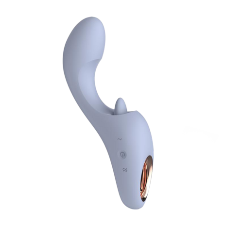 IY - Licky - Likkende Tong Vibrator - Met App Control - Lichtblauw