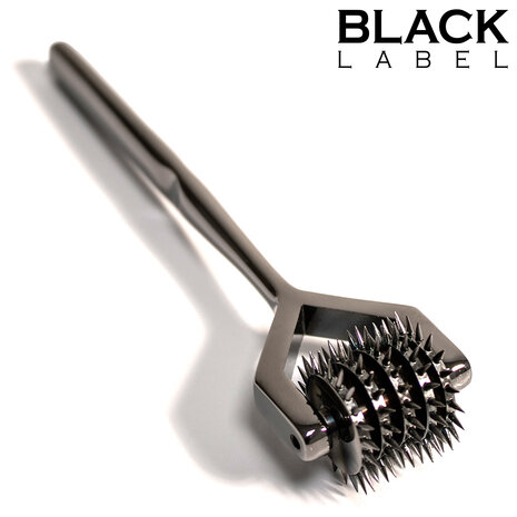 Black Label - Pinwheel met 5 Wieltjes - Zwart Chroom