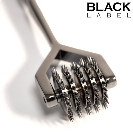 Black Label - Pinwheel met 5 Wieltjes - Zwart Chroom