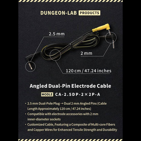 Dungeon Lab - Haakse kabel