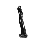 Dark Crystal - XXL Fisting Dildo 36,5 x 7,5 cm - Zwart