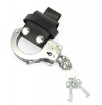 Rimba - Houder Handboeien Met Drukknopen - Zwart Rimba - Houder Handboeien Met Drukknopen - Zwart