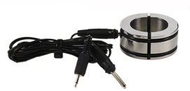 Rimba Electro Sex - Ball Stretcher/cockring RVS bi-polair