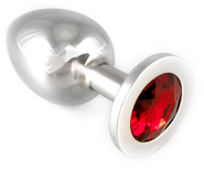 Rimba - Buttplug Groot Met Rood Kristal