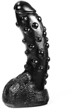 Dark Crystal - Dildo Met noppen 22 x 5 cm - Zwart Dark Crystal - Dildo Met noppen 22 x 5 cm - Zwart