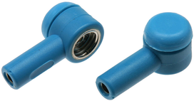 E-Stim Systems - 10 mm drukknoop naar 4 mm female adapter E-Stim Systems - 10 mm drukknoop naar 4 mm female adapter