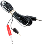 E-Stim Systems - Bicable - 4 mm en 2mm naar 3,5 mm monoplug E-Stim Systems - Bicable - 4 mm en 2mm naar 3,5 mm monoplug