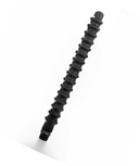 Anal Probe - Ribbed Siliconen Anaal Douche - Zwart