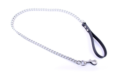 Kiotos - Hondenketting Met Leren Handvat - Small