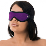 Rimba - Blinddoek - Oogmasker - Leer - Paars - One Size Rimba - Blinddoek - Oogmasker - Leer - Paars - One Size