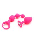 Rimba - Barcelona - Anaal Set Met Buttplug En Anaal kralen - Roze Rimba - Barcelona - Anaal Set Met Buttplug En Anaal kralen - Roze