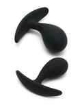 Rimba - Copenhagen - Anaal plugs - Set Van 2 buttplugs - Zwart Rimba - Copenhagen - Anaal plugs - Set Van 2 buttplugs - Zwart