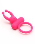 Rimba - Rome - Vibrerende Cockring Met clitoris stimulatie - Roze