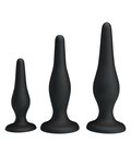 Crazy Bull - Buttplug Anale Training Set - Star Brothers - Zwart Crazy Bull - Buttplug Anale Training Set - Star Brothers - Zwart