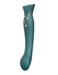 Zalo - Queen PulseWave vibrator - smaragd groen Zalo - Queen PulseWave vibrator - smaragd groen