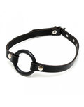 Rimba Bondage Play - Ring gag van leer - zwart Rimba Bondage Play - Ring gag van leer - zwart