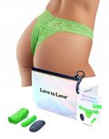 Love to Love - Vibrerend Slipje - Secret Panty 2 - Groen Love to Love - Vibrerend Slipje - Secret Panty 2 - Groen