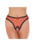 Amorable by Rimba - Slipje Met Open Kruis - Rood Amorable by Rimba - Slipje Met Open Kruis - Rood