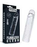 Lovetoy - Flawless - Transparante Penis Sleeve - 15.5 cm