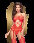 Penthouse - Catsuit Hot Nightfall - Rood Penthouse - Catsuit Hot Nightfall - Rood