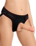 Lovetoy - Easy Strap-on Set Met dildo Van 18 cm - Lichte Huidskleur Lovetoy - Easy Strap-on Set Met dildo Van 18 cm - Lichte Huidskleur