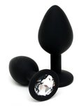 Rimba - Buttplug Duo Set Siliconen Met Kristal Rimba - Buttplug Duo Set Siliconen Met Kristal
