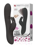 Pretty Love - Dylan - Bunny Vibrator - Zwart